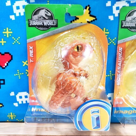 Fisher price Imaginext Jurassic World Dinosaur NEW Egg Set Lot of 4 - Picture 5 of 10